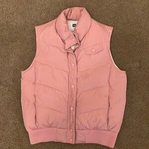 Gap Semi Quilted Vest Pink/Salmon